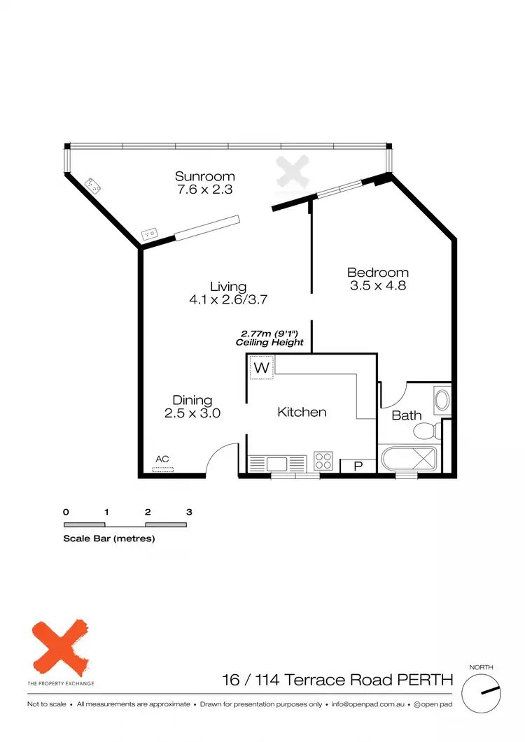 Floorplan of Homely apartment listing, 16/114 Terrace Road, Perth WA 6000