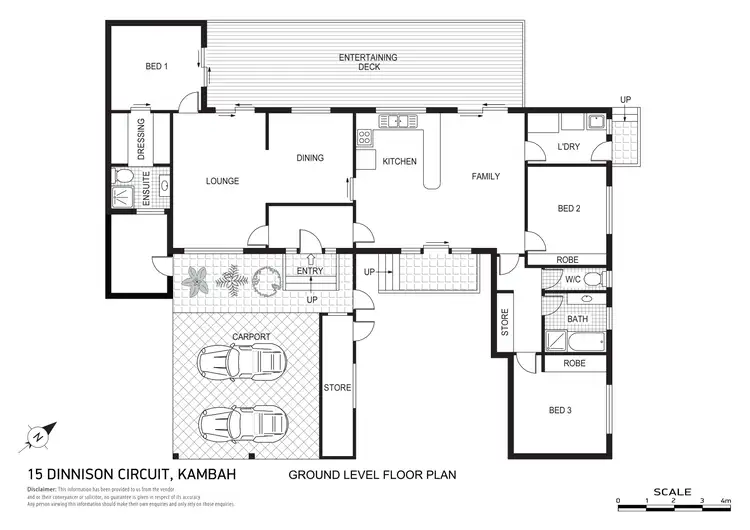 Floorplan of Homely house listing, 15 Dinnison Circuit, Kambah ACT 2902