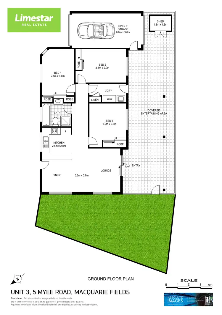 Floorplan of Homely villa listing, 3/56 Myee Road, Macquarie Fields NSW 2564