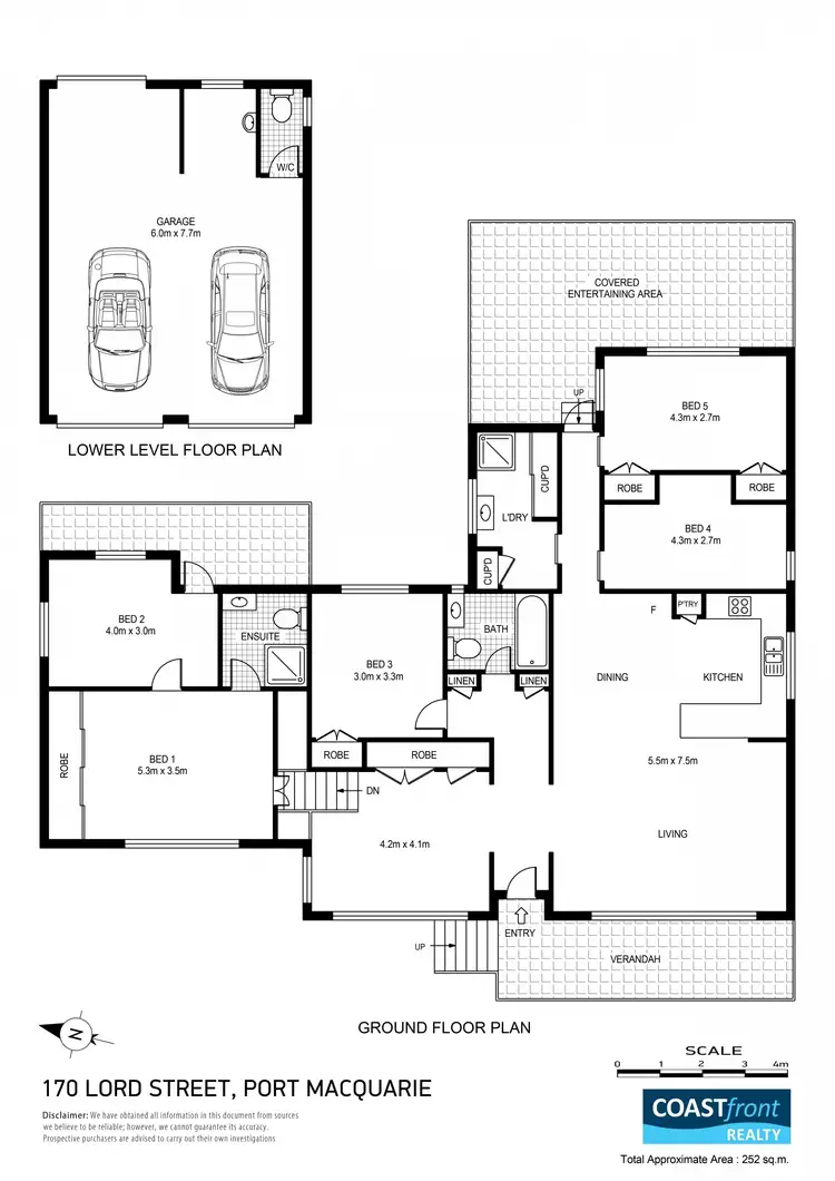 Floorplan of Homely house listing, 170 Lord Street, Port Macquarie NSW 2444