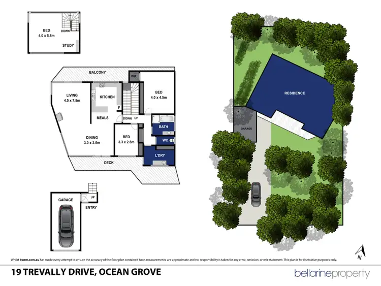 Floorplan of Homely house listing, 19 Trevally Drive, Ocean Grove VIC 3226
