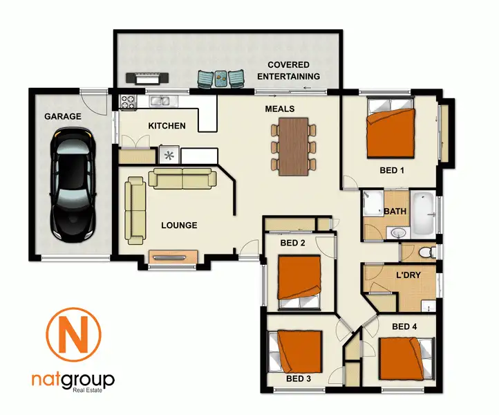 Floorplan of Homely house listing, 15 Sundowner Street, Regents Park QLD 4118