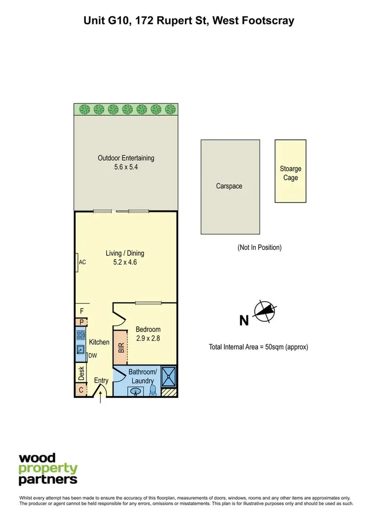 Floorplan of Homely apartment listing, G10/172-174 Rupert Street, West Footscray VIC 3012