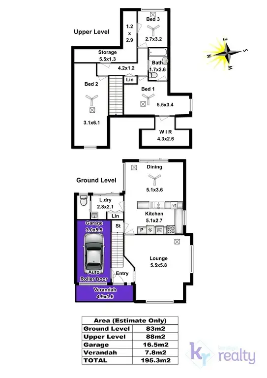 Floorplan of Homely townhouse listing, 5 Prospect Terrace, Prospect SA 5082