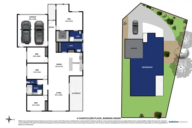 Floorplan of Homely house listing, 4 Chanticleer Place, Barwon Heads VIC 3227