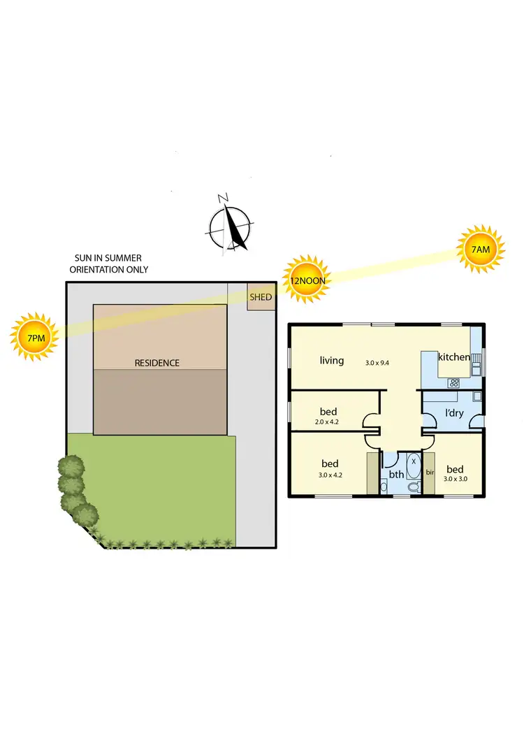 Floorplan of Homely house listing, 105 Camms Road, Cranbourne VIC 3977