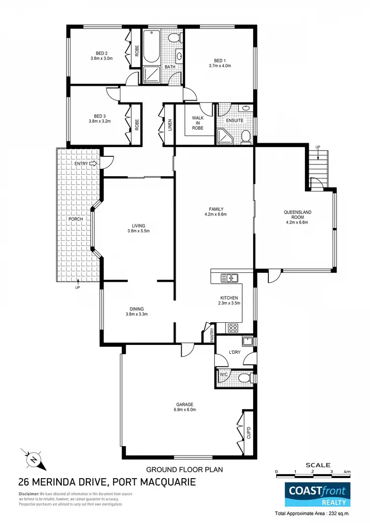 Floorplan of Homely house listing, 26 Merinda Drive, Port Macquarie NSW 2444