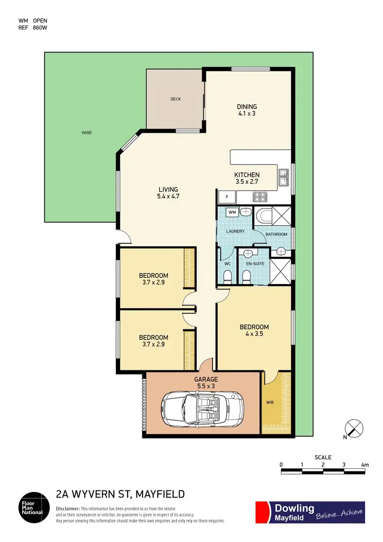 Floorplan of Homely house listing, 2a Wyvern Street, Mayfield NSW 2304