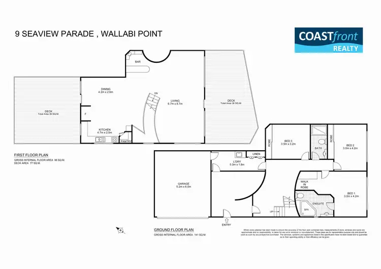 Floorplan of Homely townhouse listing, 9 Seaview Parade, Wallabi Point NSW 2430