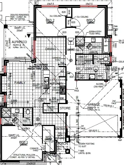 Floorplan of Homely house listing, 6 Wistow Dr, Aveley WA 6069