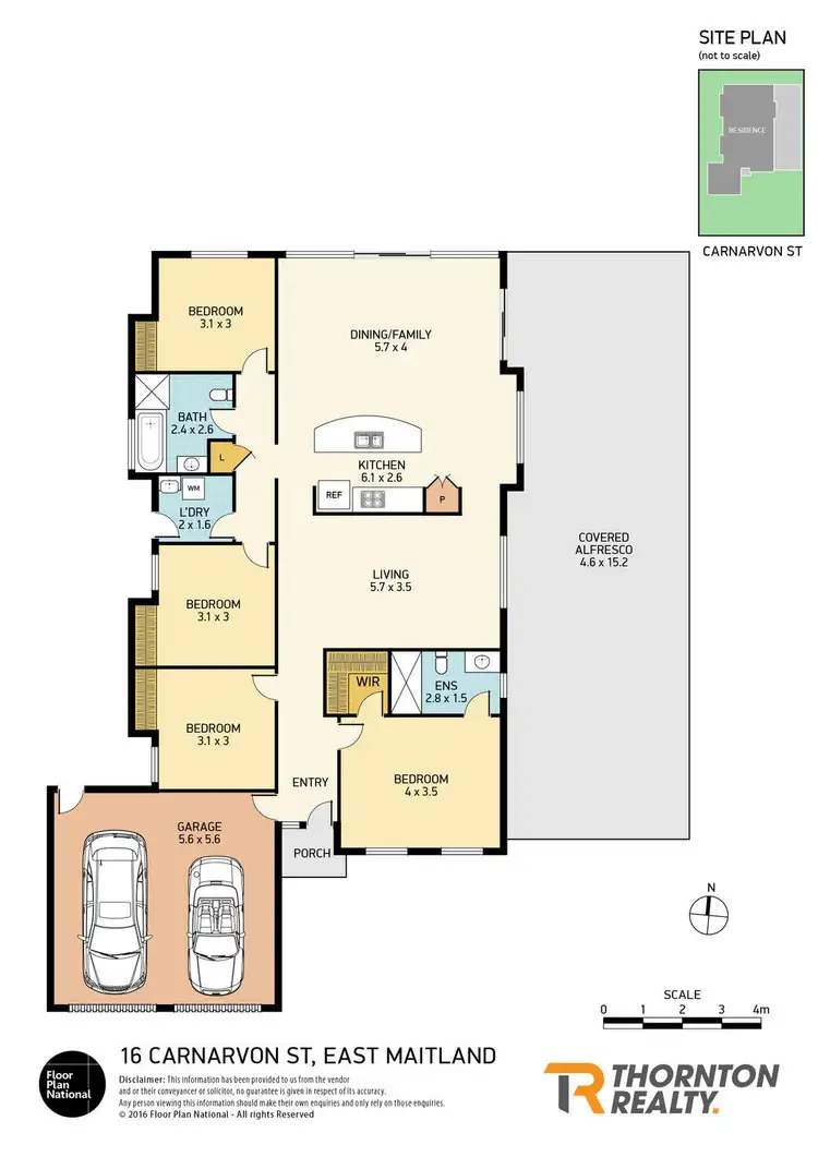 Floorplan of Homely house listing, 16 Carnarvon Circuit, East Maitland NSW 2323