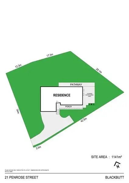 Floorplan of Homely house listing, 21 Penrose Street, Blackbutt NSW 2529