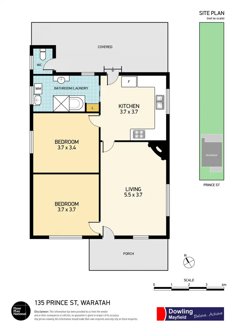 Floorplan of Homely house listing, 135 Prince Street, Waratah NSW 2298