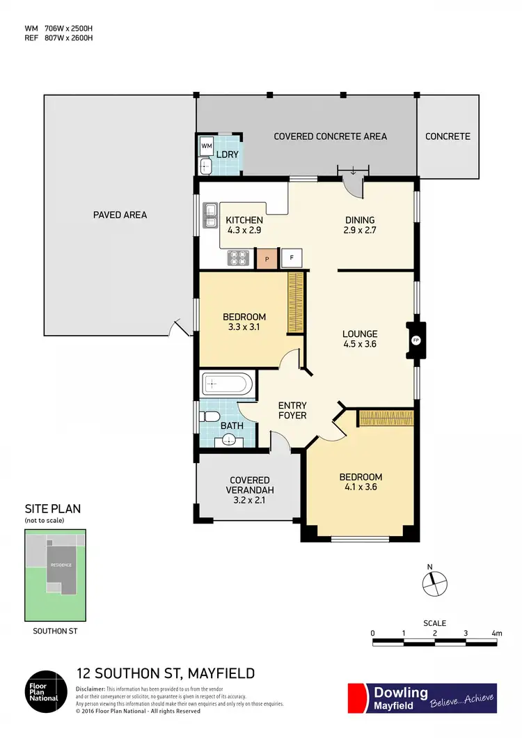 Floorplan of Homely house listing, 12 Southon Street, Mayfield NSW 2304