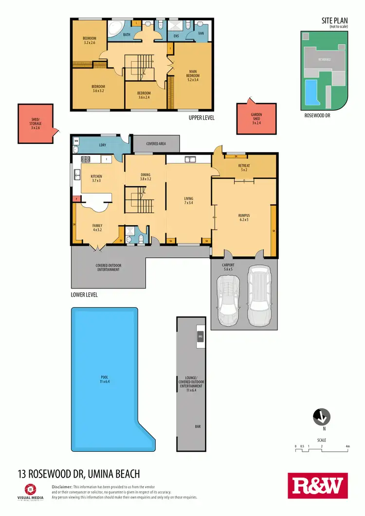 Floorplan of Homely house listing, 13 Rosewood Drive, Umina Beach NSW 2257