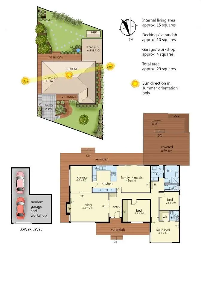 Floorplan of Homely house listing, 8 Moate Street, Langwarrin VIC 3910