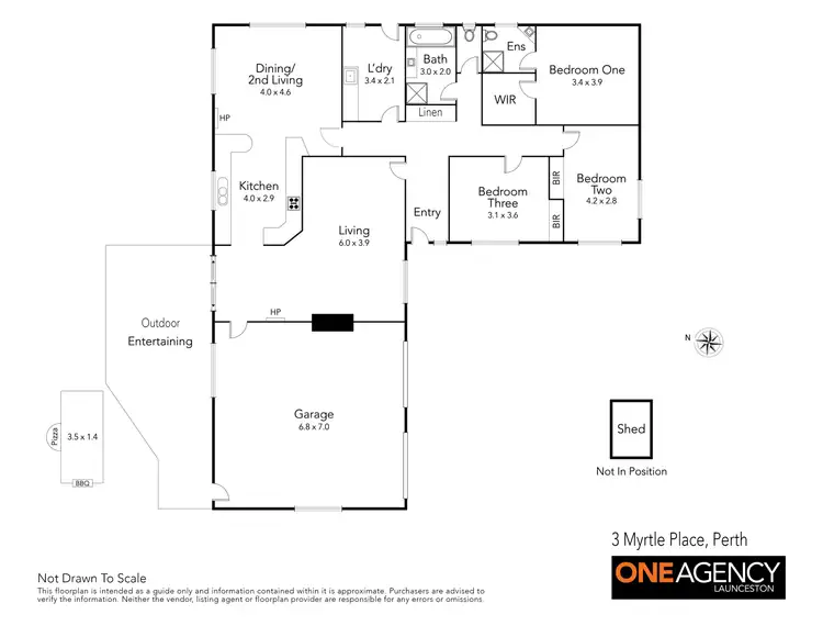 Floorplan of Homely house listing, 3 Myrtle Place, Perth TAS 7300