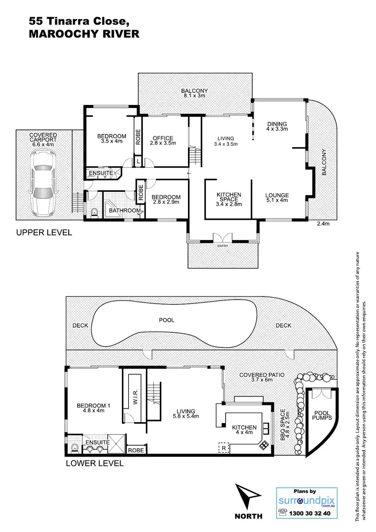 Floorplan of Homely rural property listing, 55 Tinarra Close, Maroochy River QLD 4561