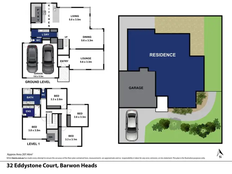 Floorplan of Homely house listing, 32 Eddystone Court, Barwon Heads VIC 3227