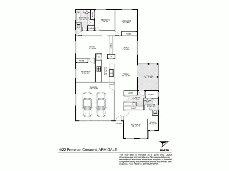 Floorplan of Homely house listing, 4/22 Freeman Crescent, Armidale NSW 2350