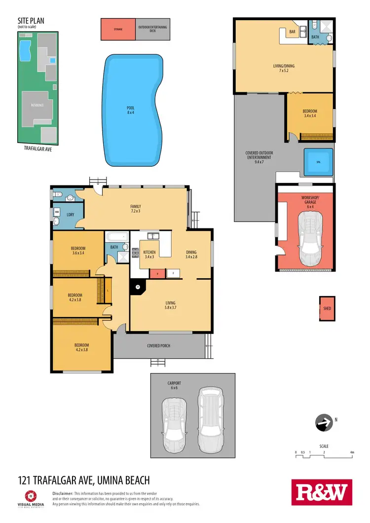 Floorplan of Homely house listing, 121 Trafalgar Ave, Umina Beach NSW 2257