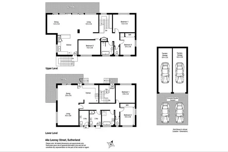 Floorplan of Homely house listing, 44A Leonay Street, Sutherland NSW 2232