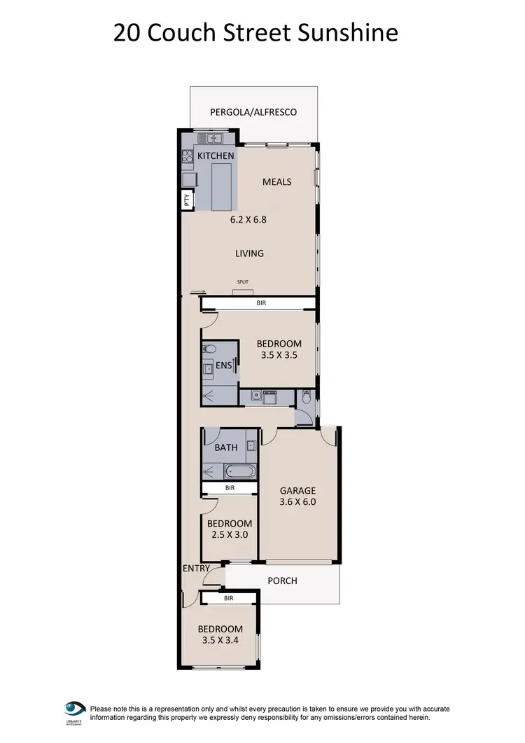 Floorplan of Homely unit listing, 20 Couch Street, Sunshine VIC 3020