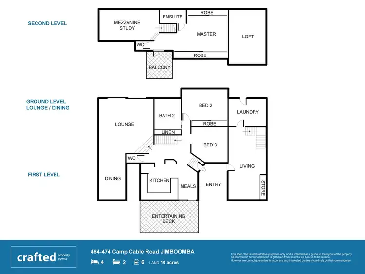 Floorplan of Homely house listing, 464-474 Camp Cable Road, Jimboomba QLD 4280