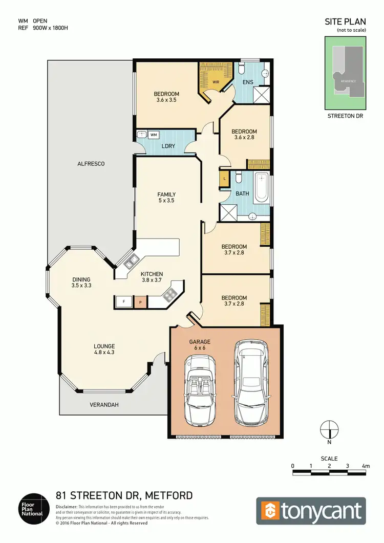 Floorplan of Homely house listing, 81 Streeton Drive, Metford NSW 2323