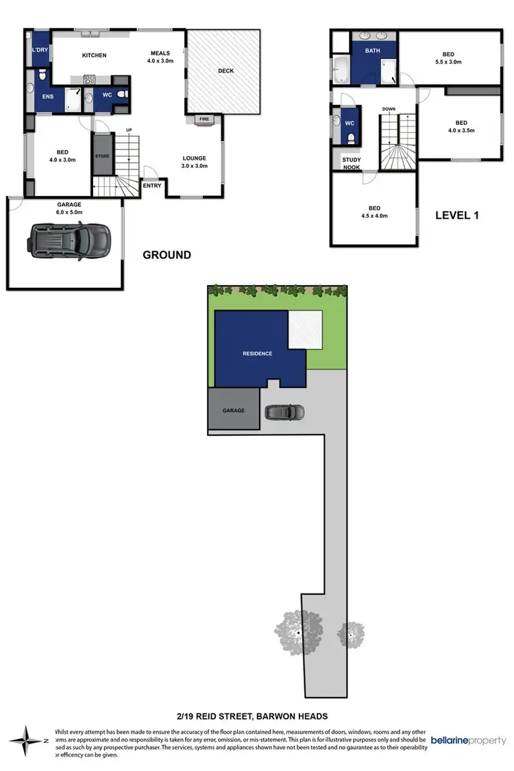 Floorplan of Homely townhouse listing, 2/19 Reid Street, Barwon Heads VIC 3227