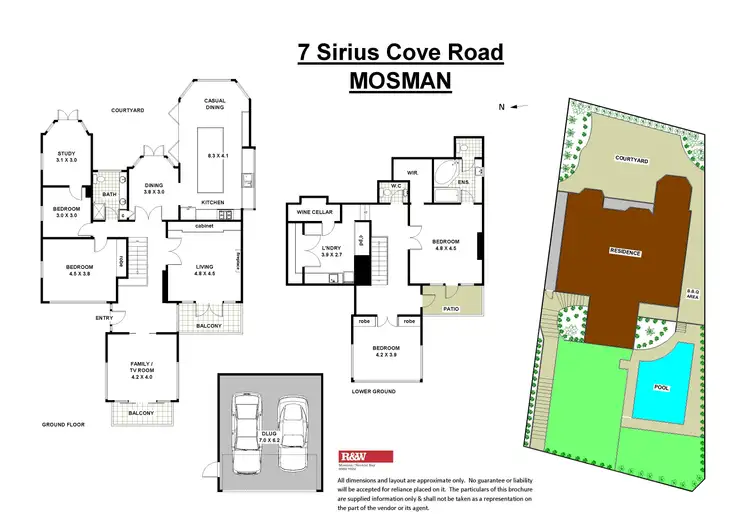 Floorplan of Homely house listing, 7 Sirius Cove Road, Mosman NSW 2088