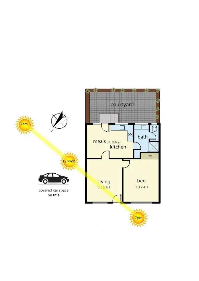 Floorplan of Homely unit listing, 5/77-79 Playne Street, Frankston VIC 3199