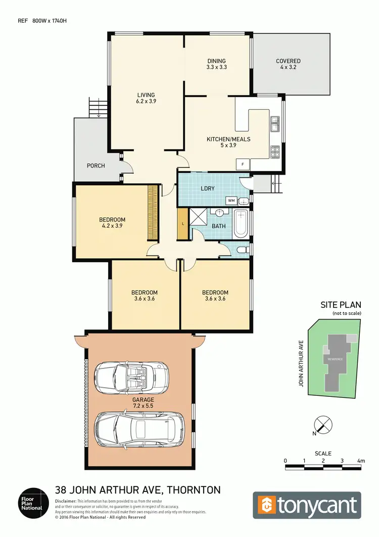 Floorplan of Homely house listing, 38 John Arthur Avenue, Thornton NSW 2322