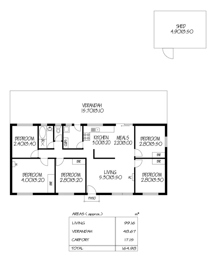 Floorplan of Homely house listing, 23 Magnolia Crescent, Parafield Gardens SA 5107