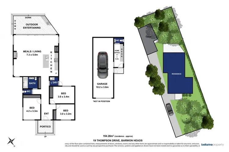 Floorplan of Homely house listing, 19 Thomson Drive, Barwon Heads VIC 3227