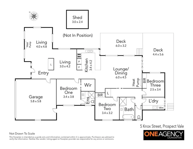 Floorplan of Homely house listing, 5 Knox Street, Prospect TAS 7250