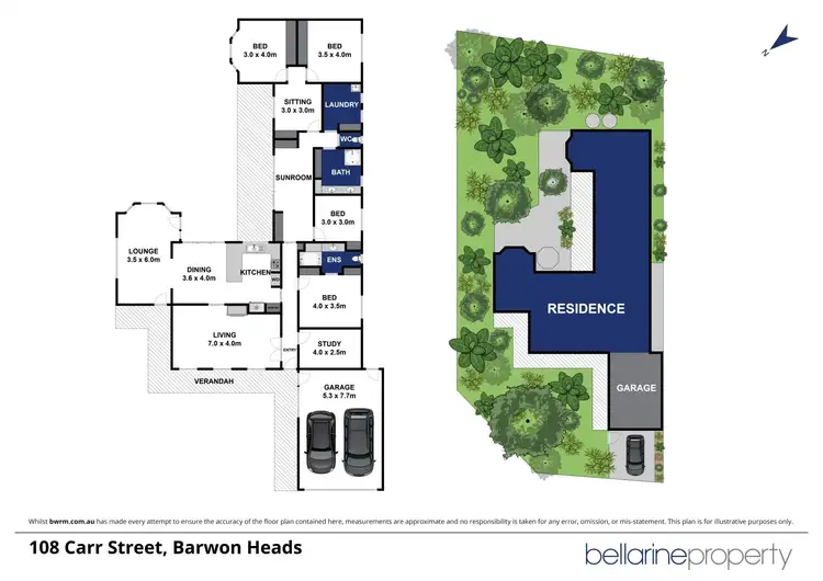 Floorplan of Homely house listing, 108 Carr Street, Barwon Heads VIC 3227