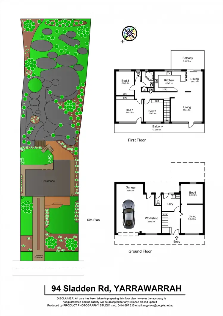 Floorplan of Homely house listing, 94 Sladden Road, Yarrawarrah NSW 2233