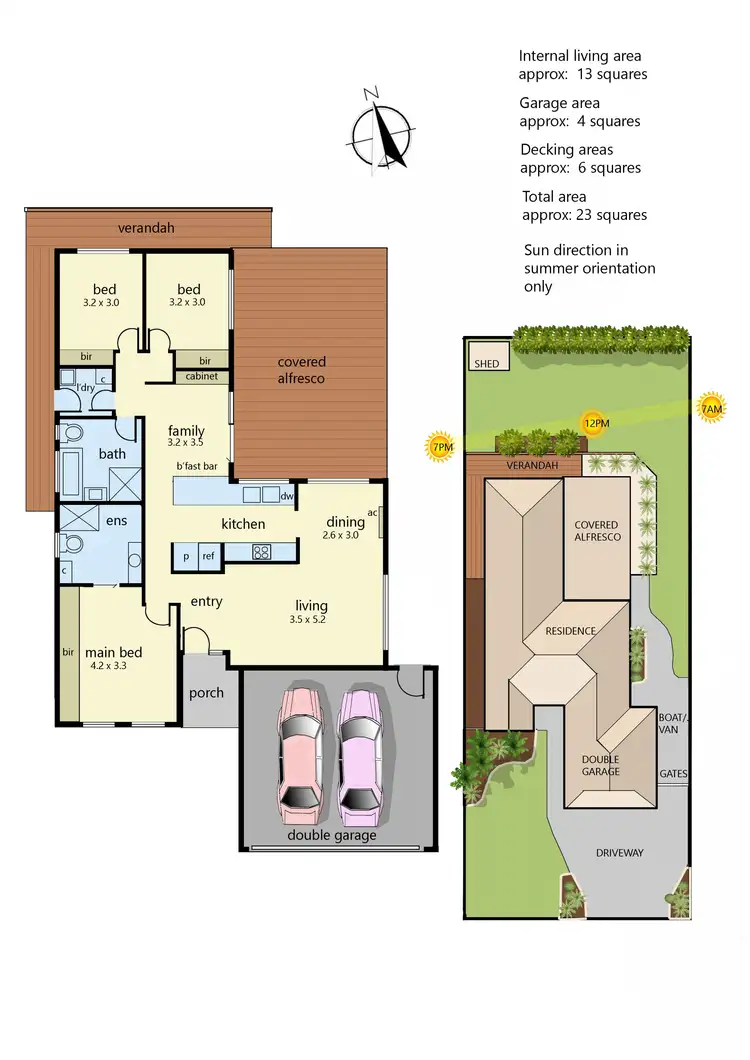 Floorplan of Homely house listing, 17 Grasswren Close, Langwarrin VIC 3910