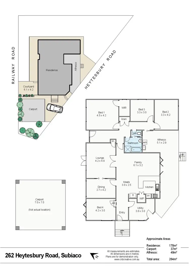 Floorplan of Homely house listing, 262 Heytesbury Road, Subiaco WA 6008
