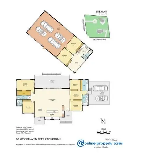 Floorplan of Homely rural property listing, 64 Woodhaven Way, Cooroibah QLD 4565