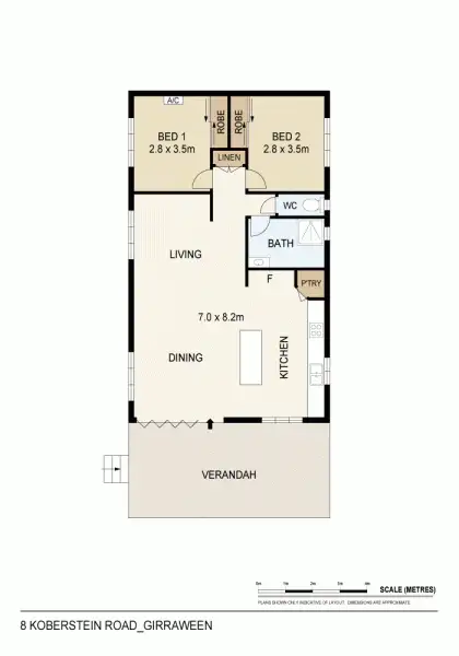 Floorplan of Homely house listing, 8 Koberstein Road, Girraween NT 836