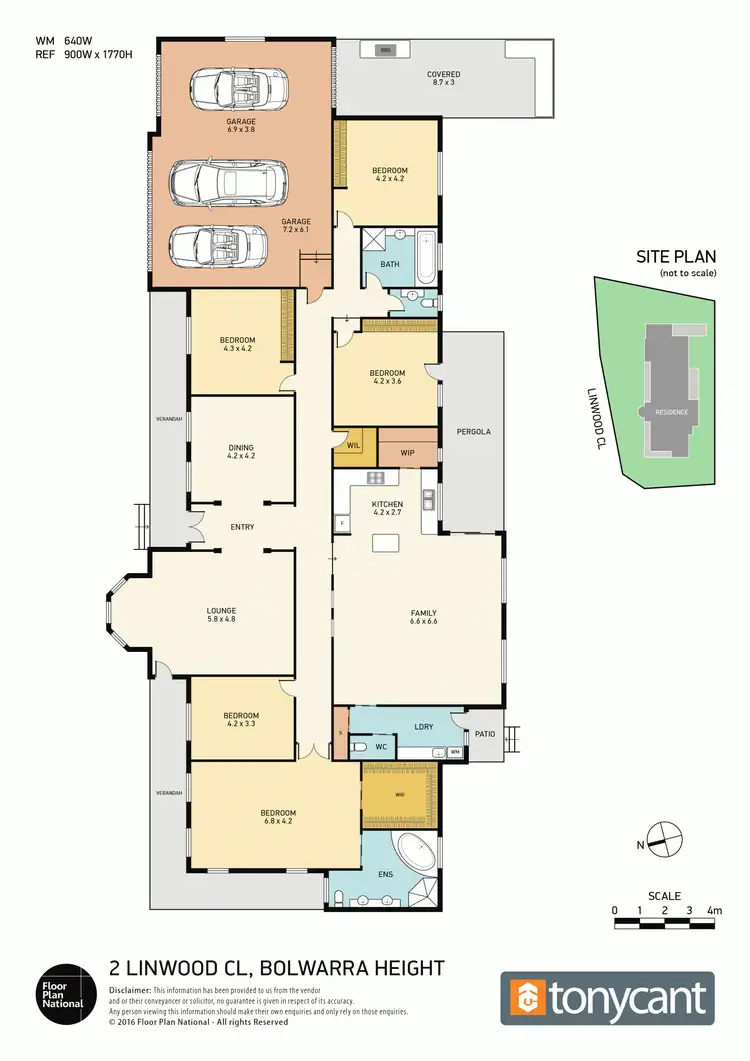 Floorplan of Homely house listing, 2 Linwood Close, Bolwarra Heights NSW 2320