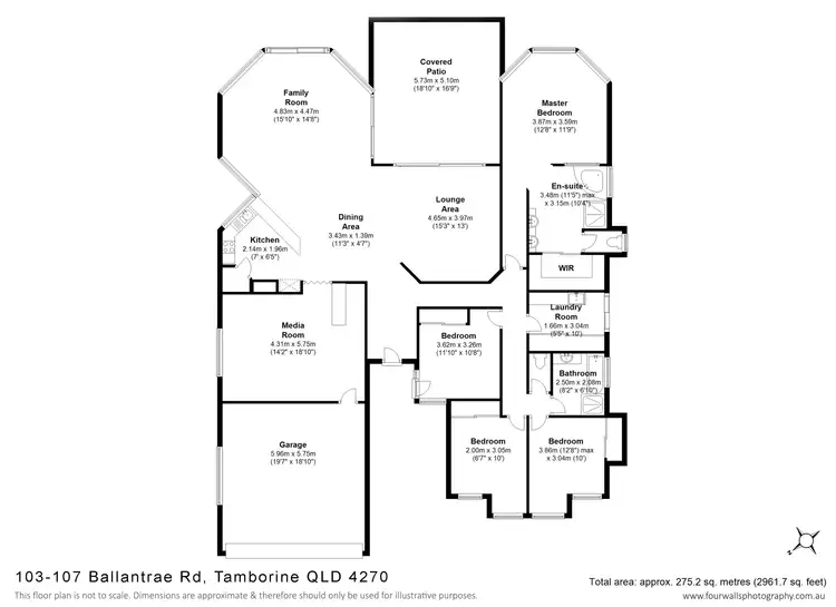 Floorplan of Homely house listing, 103-107 Ballentrae Rd, Tamborine QLD 4270