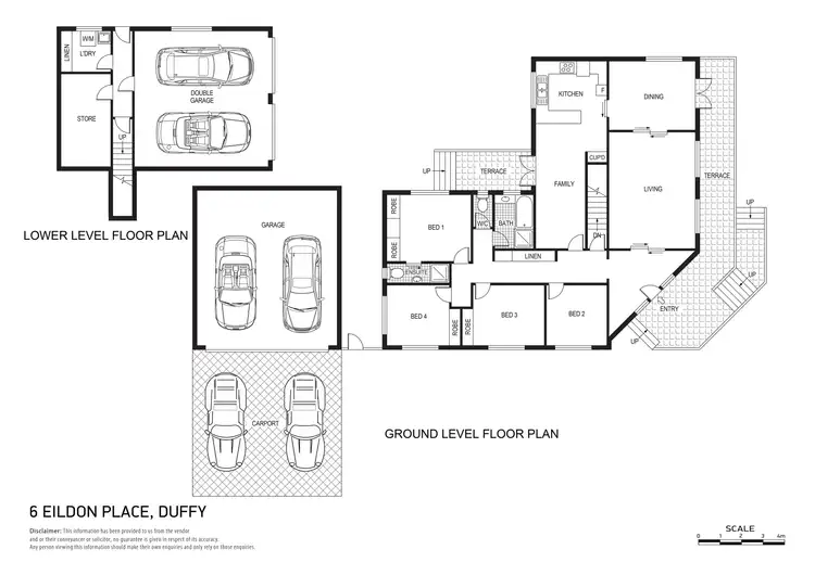 Floorplan of Homely house listing, 6 Eildon Place, Duffy ACT 2611