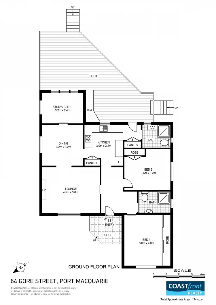 Floorplan of Homely house listing, 64 Gore Street, Port Macquarie NSW 2444