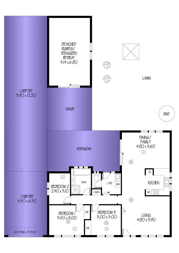 Floorplan of Homely house listing, 18 Edward Street, Willaston SA 5118
