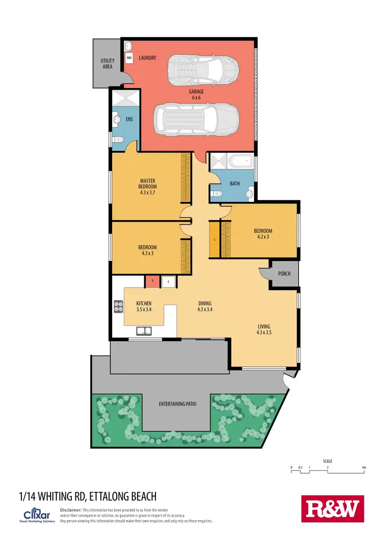 Floorplan of Homely villa listing, 1/14 Whiting Road, Ettalong Beach NSW 2257