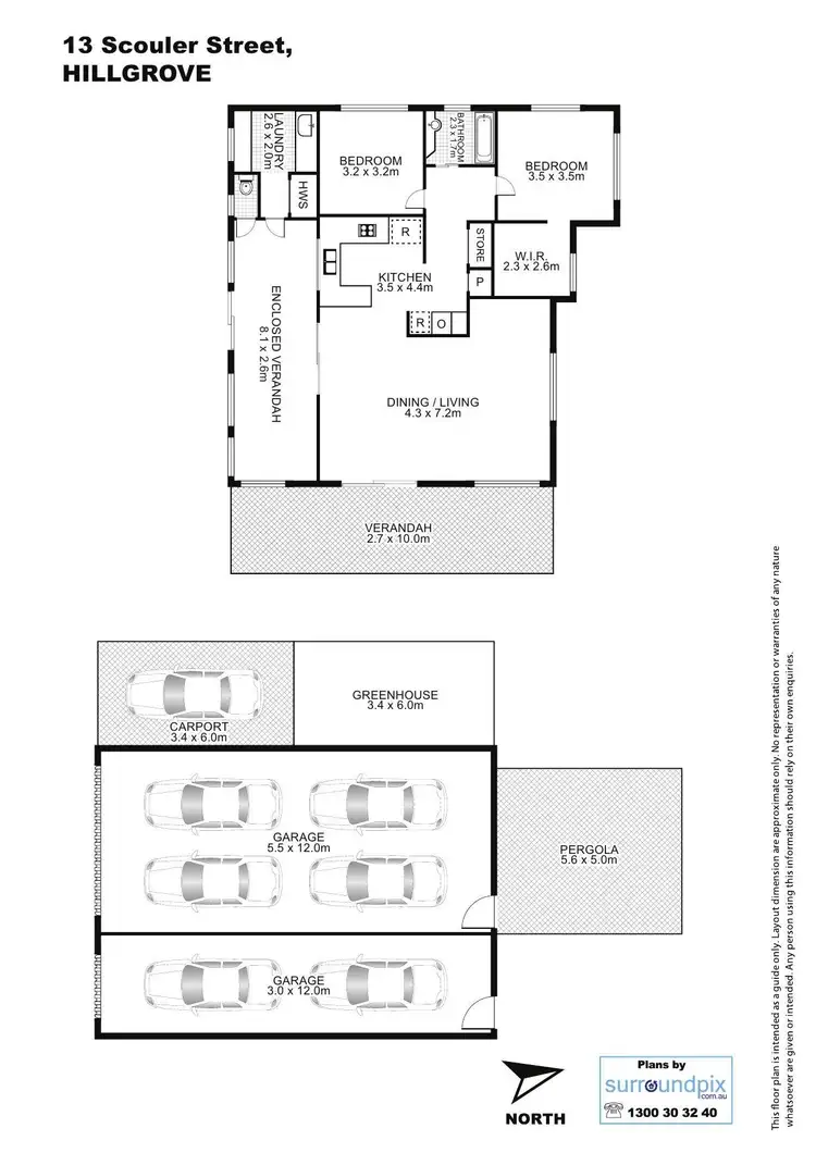 Floorplan of Homely house listing, 13 Scouler Street, Hillgrove NSW 2350