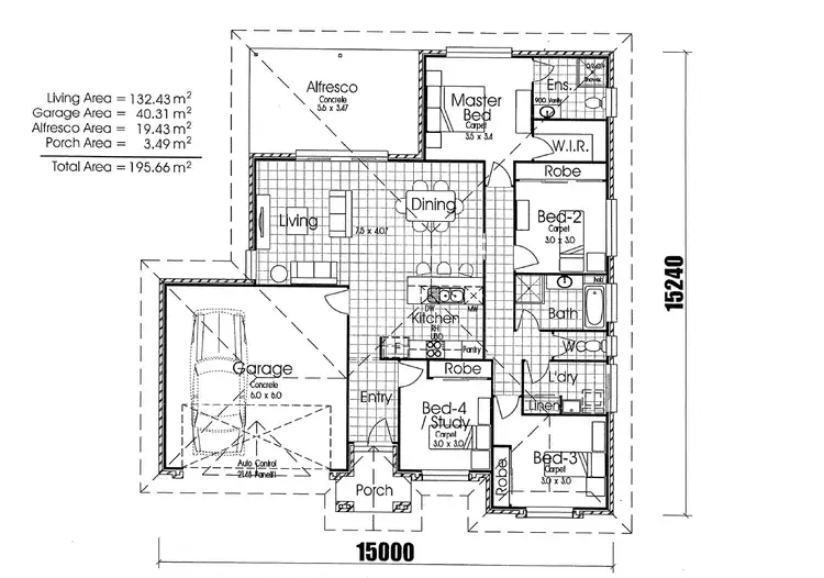 Floorplan of Homely house listing, 3 Fortescue Street, Pacific Pines QLD 4211